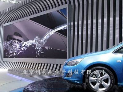 高清晰北京LED显示屏展示别克车